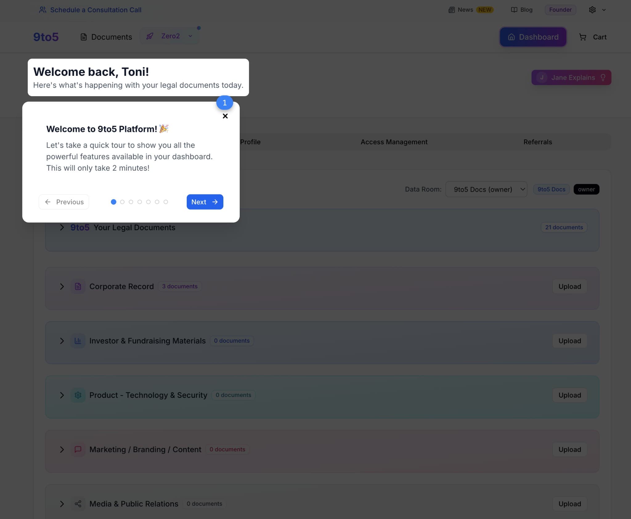 9to5 Legal Docs screenshot 2